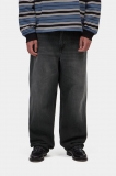 Carhartt Single Knee Pant - Black, Marble used wash