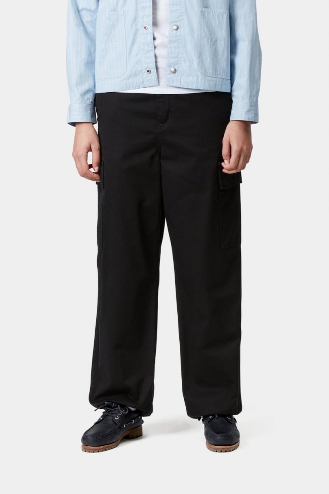 Carhartt Kingston Pant - Black, Stone washed