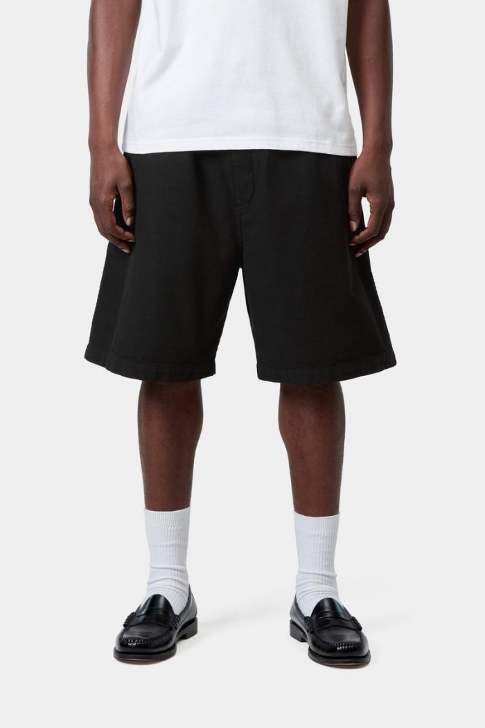 Carhartt Rainer Short - Black, Garment dyed