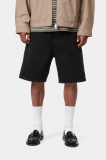 Carhartt Nolan Short - Black, Stone washed