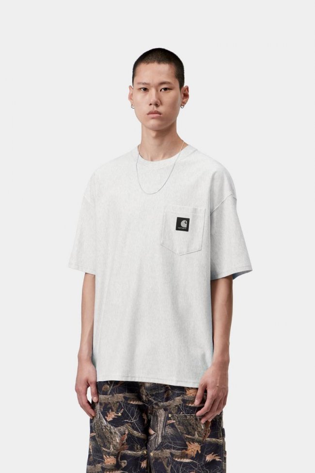Carhartt S/S OG Loose Pocket T-Shirt - Ash Heather