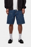 Carhartt Double Knee Short - Blue, Stone washed Carhartt Double Knee Short - Blue, Stone washed