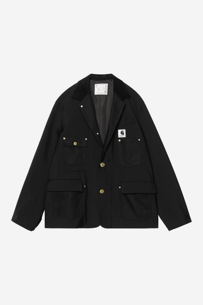 sacai x Carhartt WIP Suiting x Duck Jacket - Sacai Black