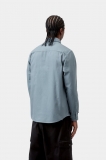 Carhartt L/S Bolton Shirt - Velvet Blue, Garment dyed Carhartt L/S Bolton Shirt - Velvet Blue, Garment dyed