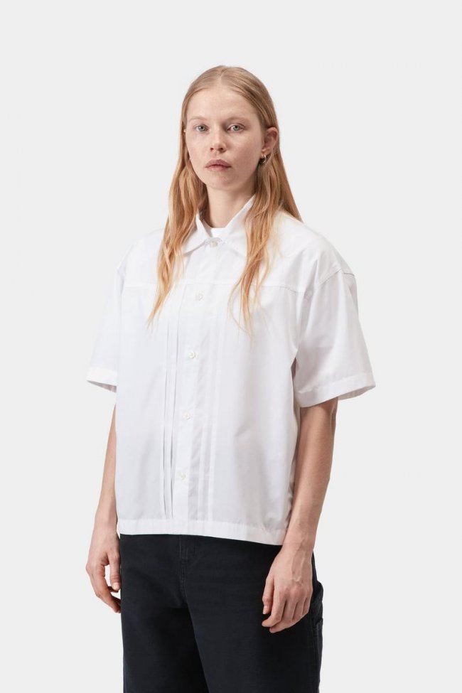 Carhartt S/S Belmont Shirt - White Carhartt S/S Belmont Shirt - White