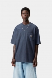 Carhartt S/S Loose Pocket T-Shirt - Dark Navy, Garment dyed Carhartt S/S Loose Pocket T-Shirt - Dark Navy, Garment dyed