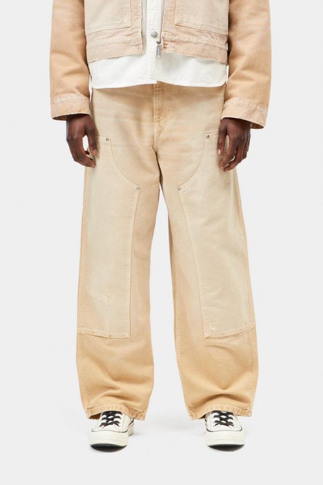 Carhartt Brandon Double Knee Pant - Dusty H Brown, Destroy wash Carhartt Brandon Double Knee Pant - Dusty H Brown, Destroy wash
