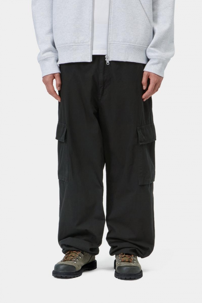 Carhartt Kade Cargo Pant - Black, Garment dyed