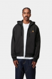 Carhartt Hooded American Script Jacket - Black Carhartt Hooded American Script Jacket - Black