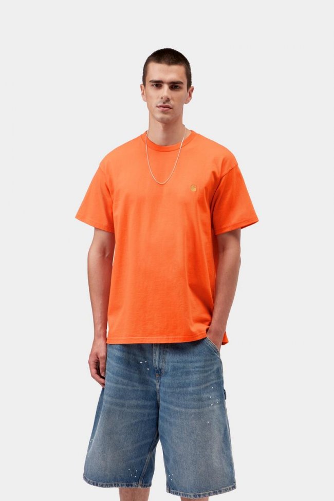 Carhartt S/S Chase T-Shirt - Kimba / Gold