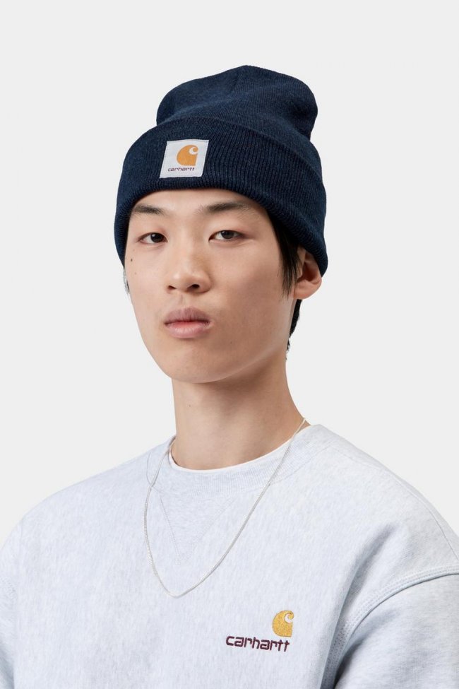 Carhartt Acrylic Watch Hat - Dark Navy Heather Carhartt Acrylic Watch Hat - Dark Navy Heather