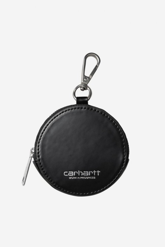 Carhartt Script Coin Wallet - Black / Silver