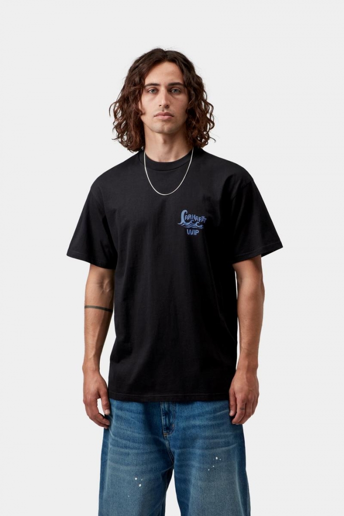 Carhartt S/S Waves T-Shirt - Black