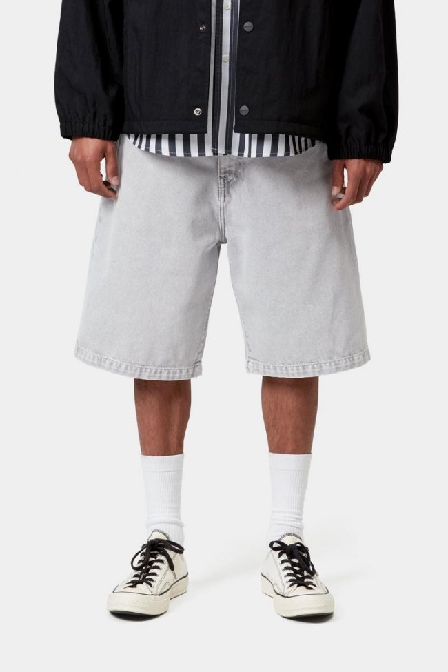 Carhartt Landon Short - Black, Chalk wash