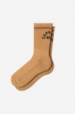 Carhartt Arch Script Socks - WIP Dusty H / Black Carhartt Arch Script Socks - WIP Dusty H / Black
