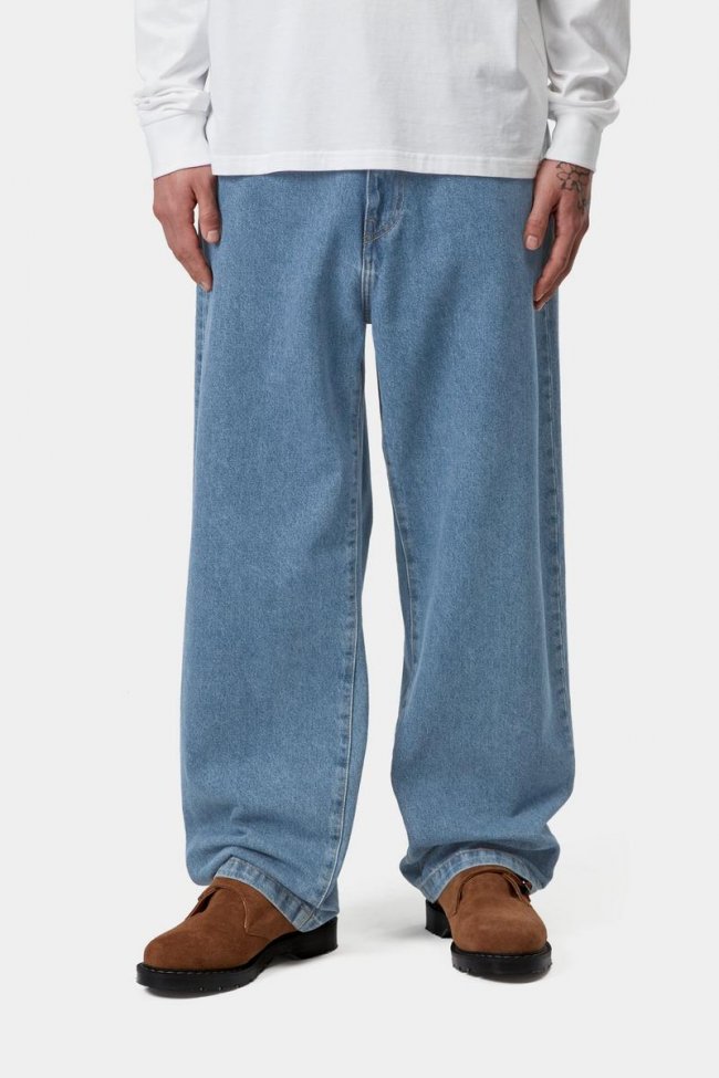 Carhartt Landon Pant - Blue, Heavy stone wash