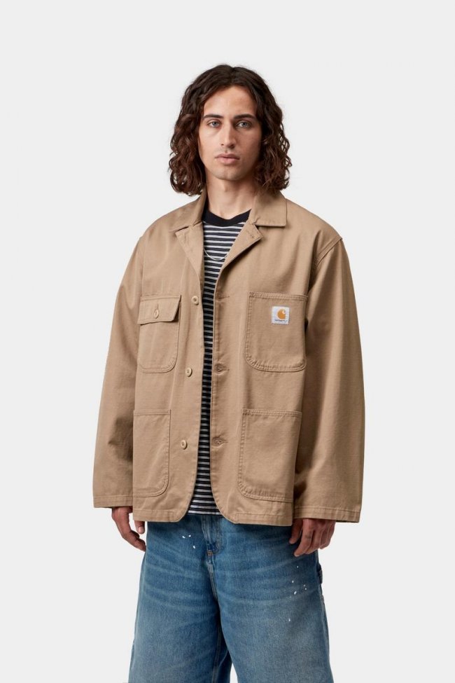 Carhartt Brader Blazer - Leather, Rinsed