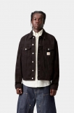 Carhartt Everson Trucker Jacket - Everson Print, Black / Palisander, Garment dyed Carhartt Everson Trucker Jacket - Everson Print, Black / Palisander, Garment dyed