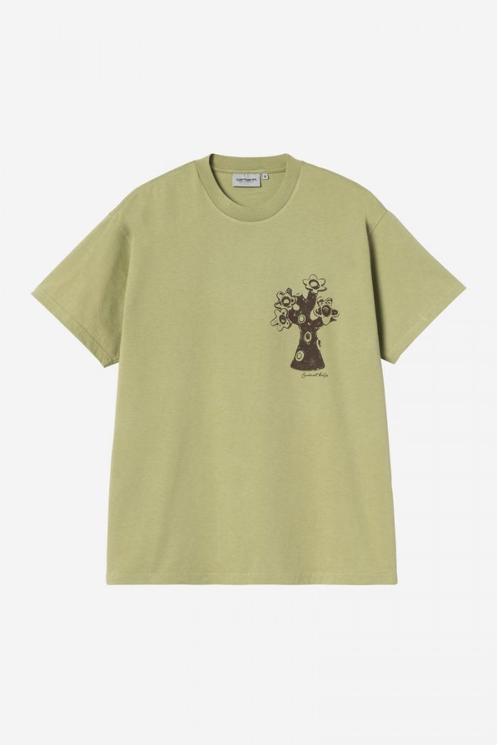Carhartt S/S Forma T-Shirt - Gentle Green, Heavy stone wash