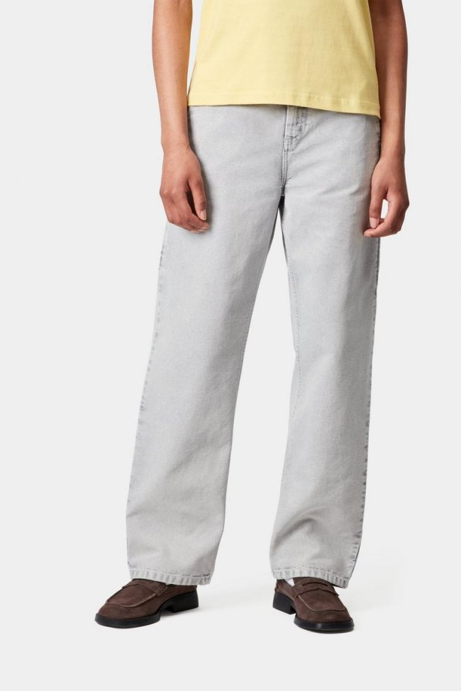 Carhartt Pierce Pant Straight - Black, Chalk wash Carhartt Pierce Pant Straight - Black, Chalk wash