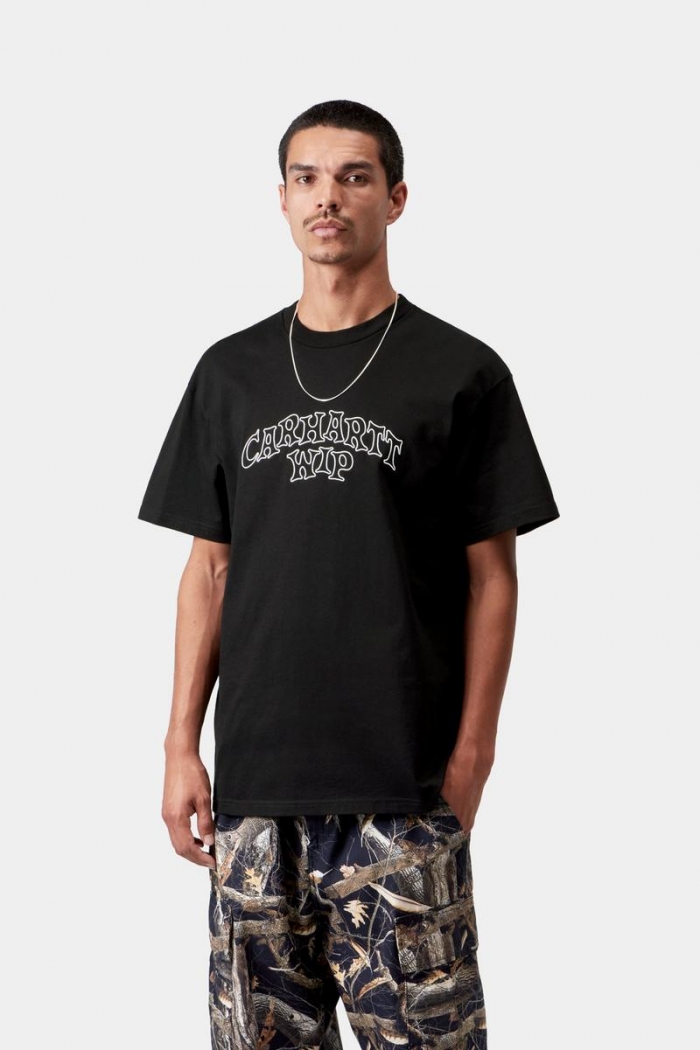 Carhartt S/S Limn Script T-Shirt - Black