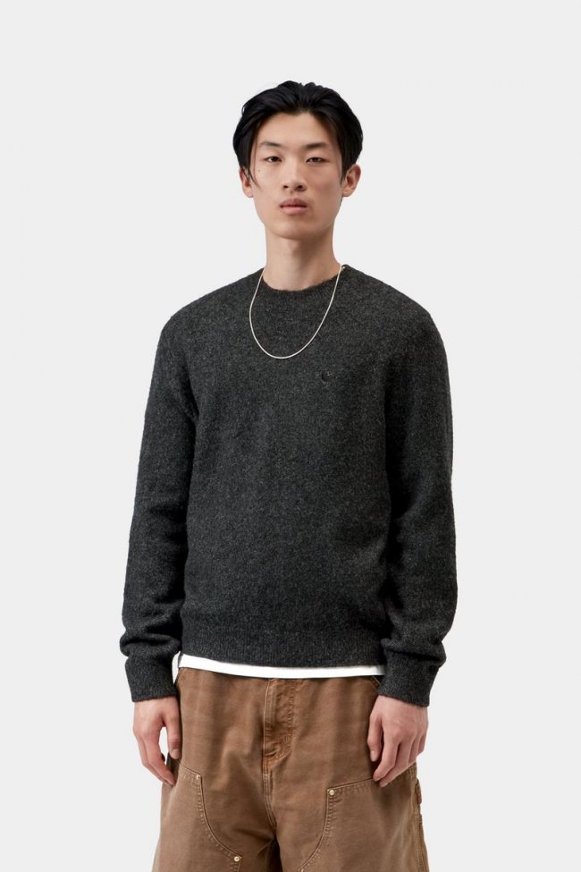 Carhartt Curtis Sweater - Tangled Black Carhartt Curtis Sweater - Tangled Black