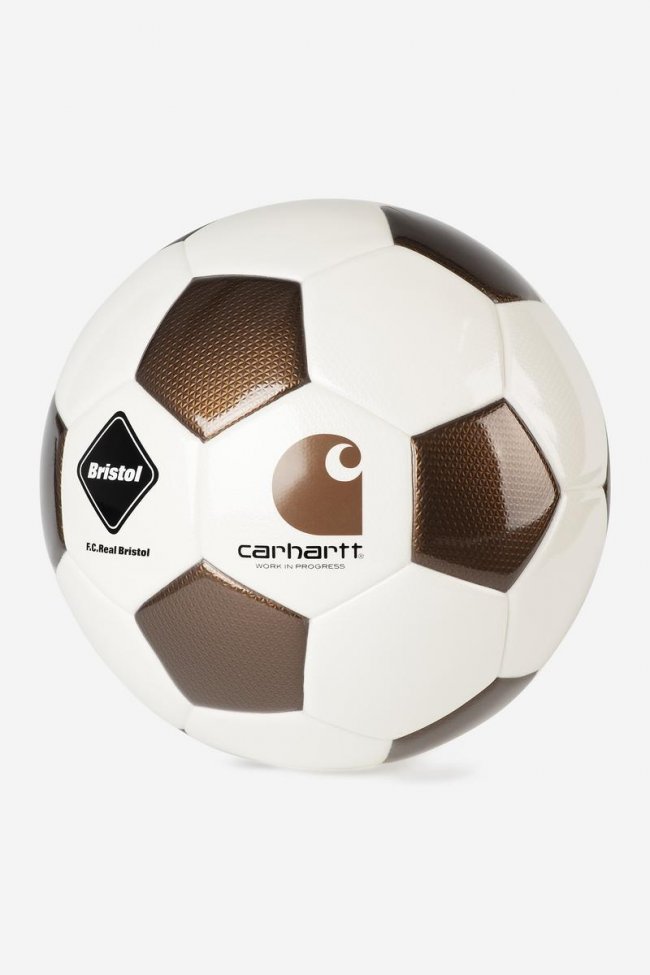 F.C.Real Bristol x Carhartt WIP Soccer Ball - Dusty H Brown F.C.Real Bristol x Carhartt WIP Soccer Ball - Dusty H Brown