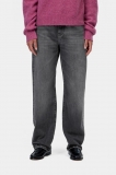 Carhartt Noxon Pant - Black, Marble used wash