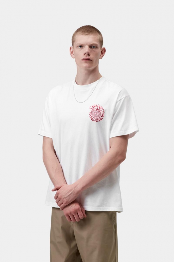 Carhartt S/S Spirals T-Shirt - White