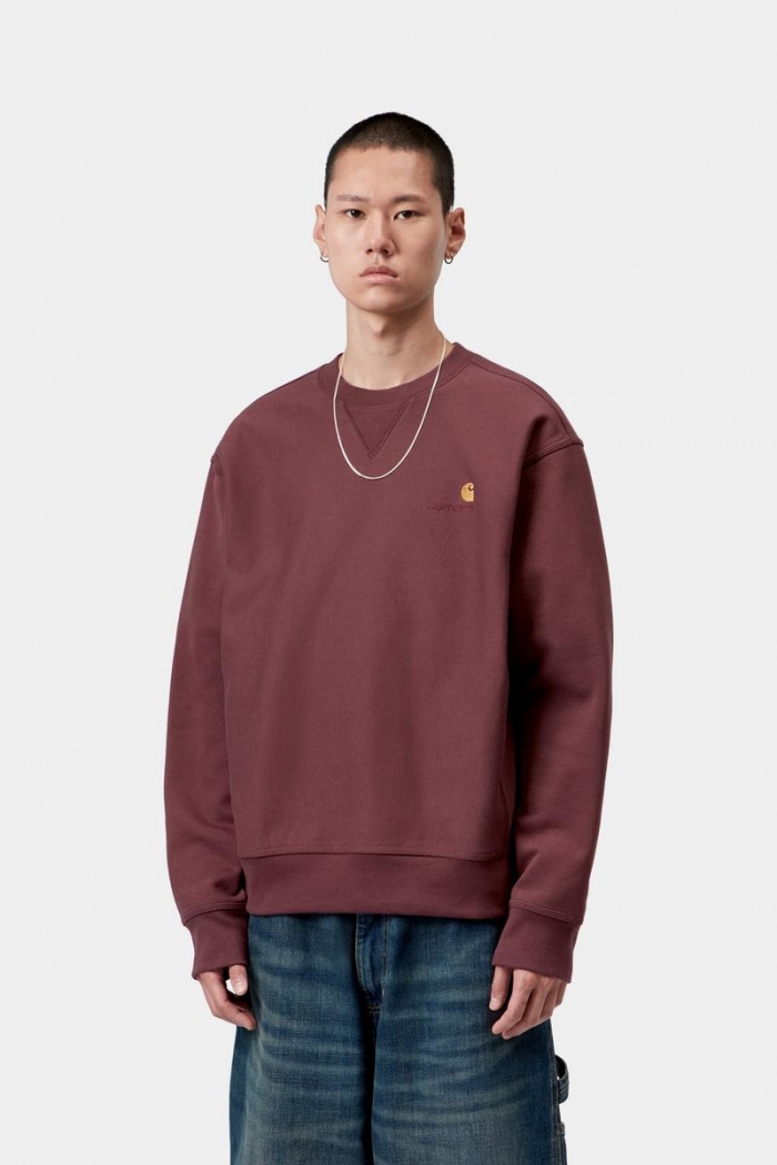Carhartt American Script Sweatshirt - Amarone