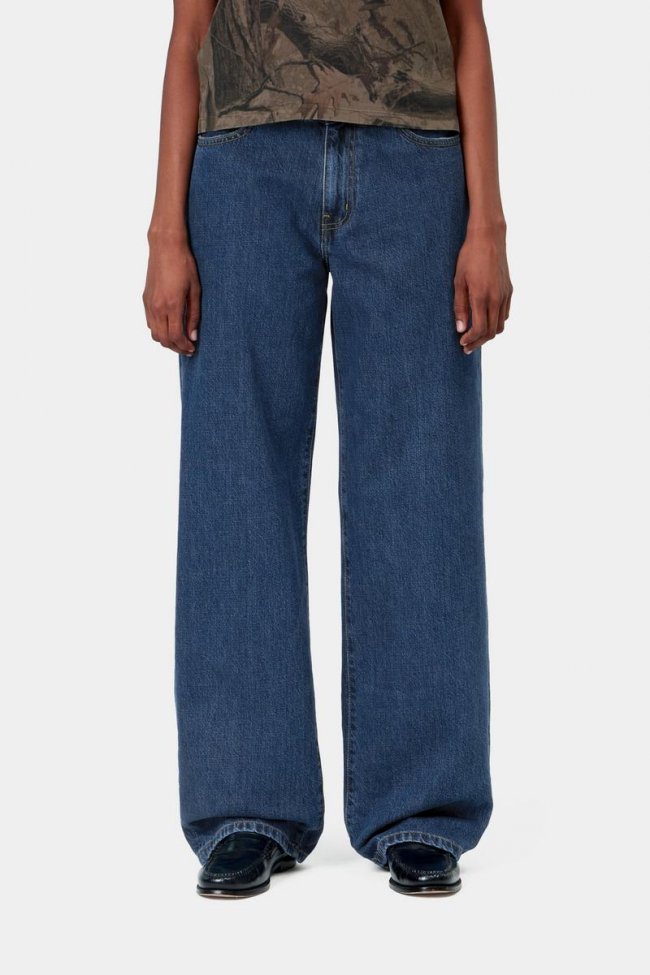Carhartt Lavine Pant - Blue, Heavy stone wash Carhartt Lavine Pant - Blue, Heavy stone wash