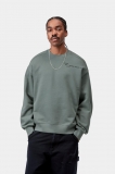 Carhartt Punched Sweatshirt - Velvet Green Carhartt Punched Sweatshirt - Velvet Green