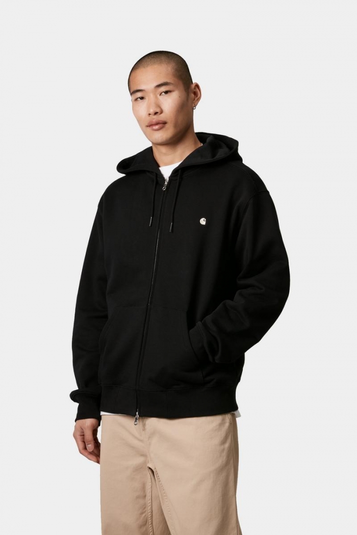 Carhartt Hooded Madison Jacket - Black/Wax