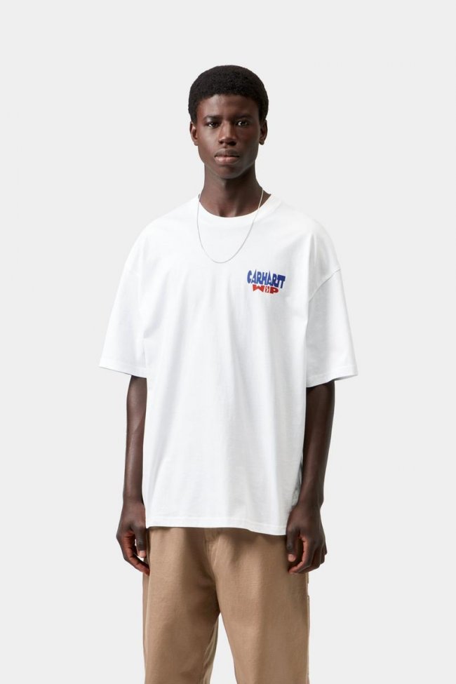 Carhartt S/S Luggage Label T-Shirt - White