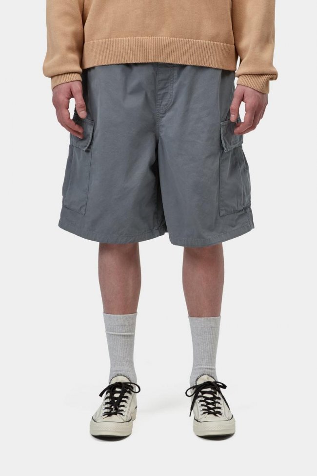 Carhartt Mandler Cargo Short - Styx, Garment dyed