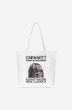 Carhartt Canvas Graphic Tote - Sean Hamilton Print, White