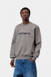 Carhartt Sweatshirt - Shady Grey / Dark Navy Carhartt Sweatshirt - Shady Grey / Dark Navy