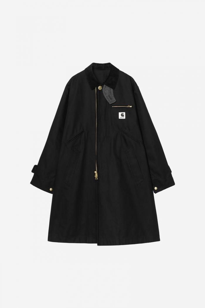 sacai x Carhartt WIP Duck Coat - Sacai Black