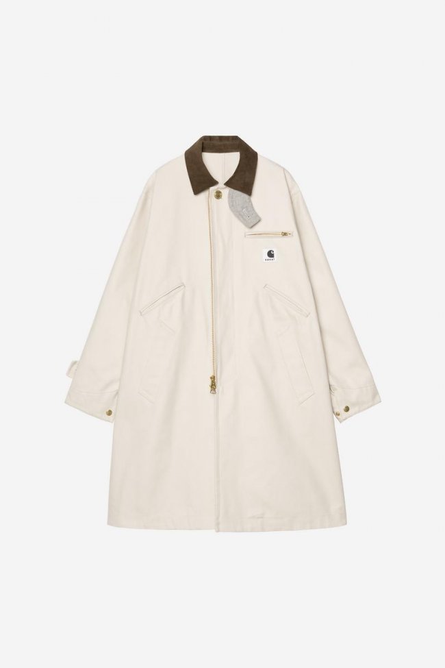 sacai x Carhartt WIP Duck Coat - Sacai Ivory