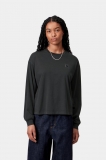 Carhartt L/S Nelson T-Shirt - Black, Garment dyed Carhartt L/S Nelson T-Shirt - Black, Garment dyed