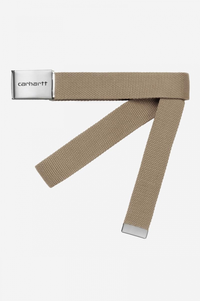 Carhartt Clip Belt Chrome - Leather