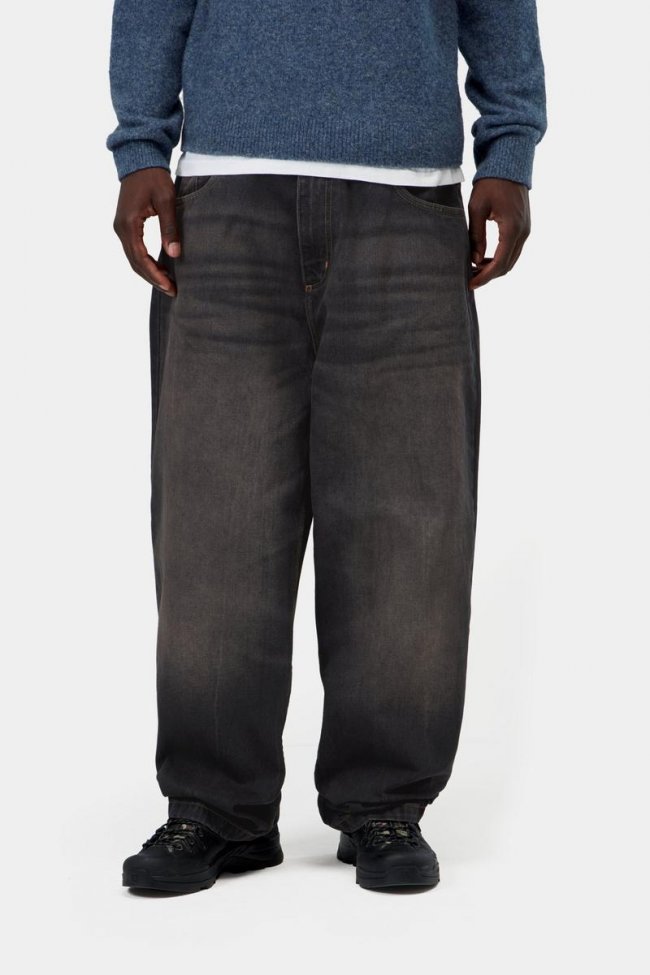 Carhartt Brandon Pant - Black, Tobacco used wash Carhartt Brandon Pant - Black, Tobacco used wash