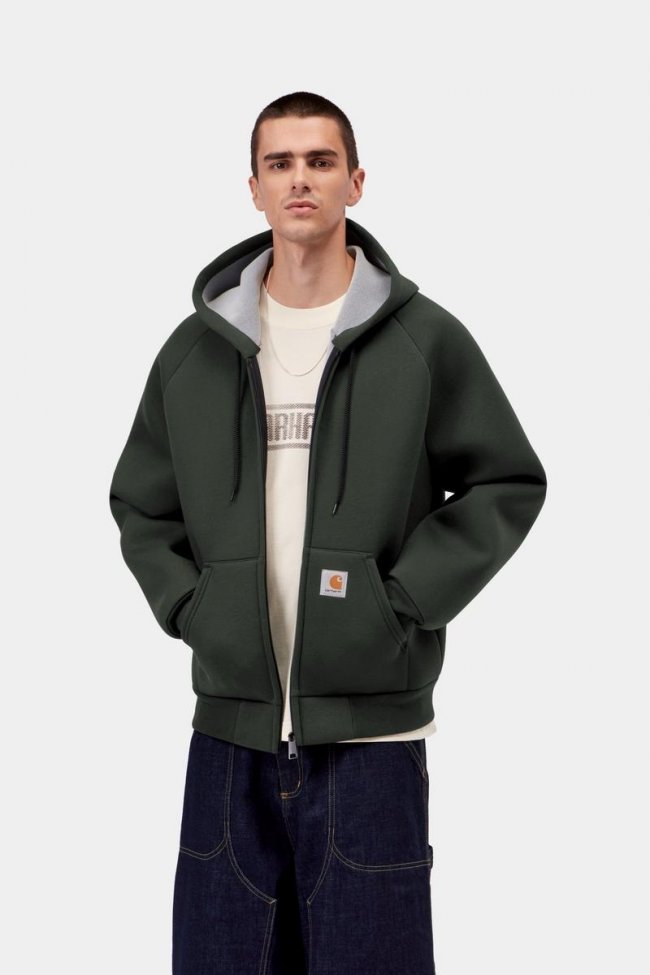 Carhartt Car-Lux Hooded Jacket - Raven Carhartt Car-Lux Hooded Jacket - Raven