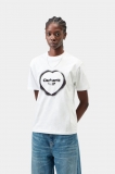 Carhartt S/S Spray Heart T-Shirt - White Carhartt S/S Spray Heart T-Shirt - White