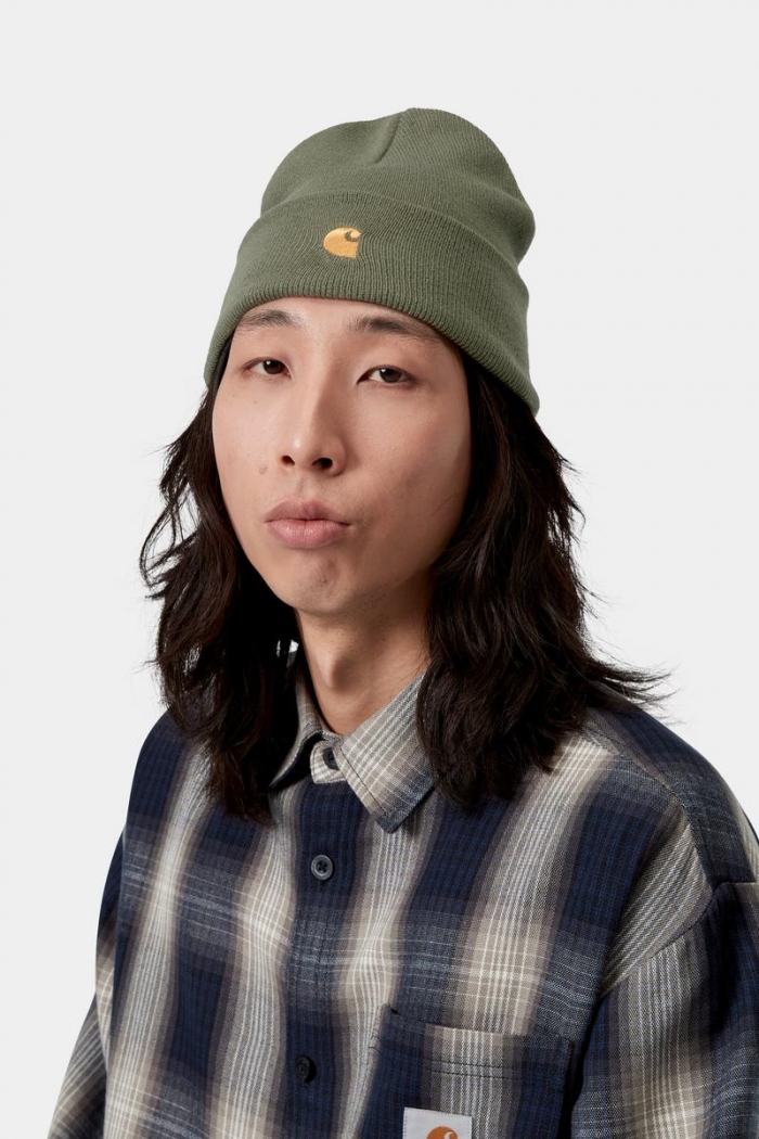 Carhartt Chase Beanie - Leaf / Gold