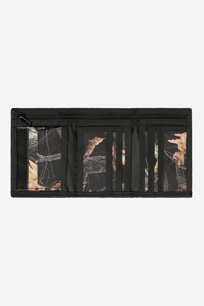Carhartt Alec Wallet - Camo Feather Tree, Black
