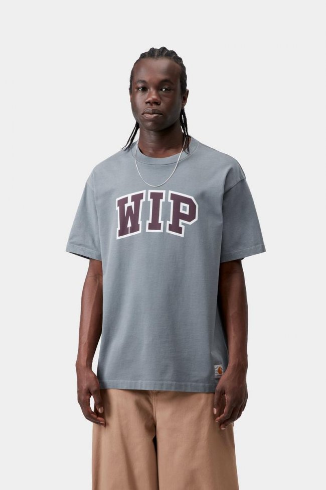 Carhartt S/S WIP III T-Shirt - Cozy Blue, Heavy stone wash Carhartt S/S WIP III T-Shirt - Cozy Blue, Heavy stone wash