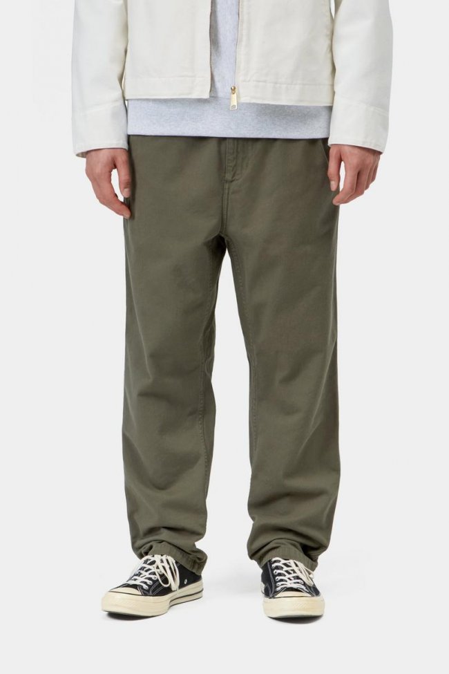 Carhartt Flint Pant - Leaf, Garment dyed