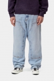 Carhartt Double Knee Pant - Blue, Heavy worn bleached Carhartt Double Knee Pant - Blue, Heavy worn bleached