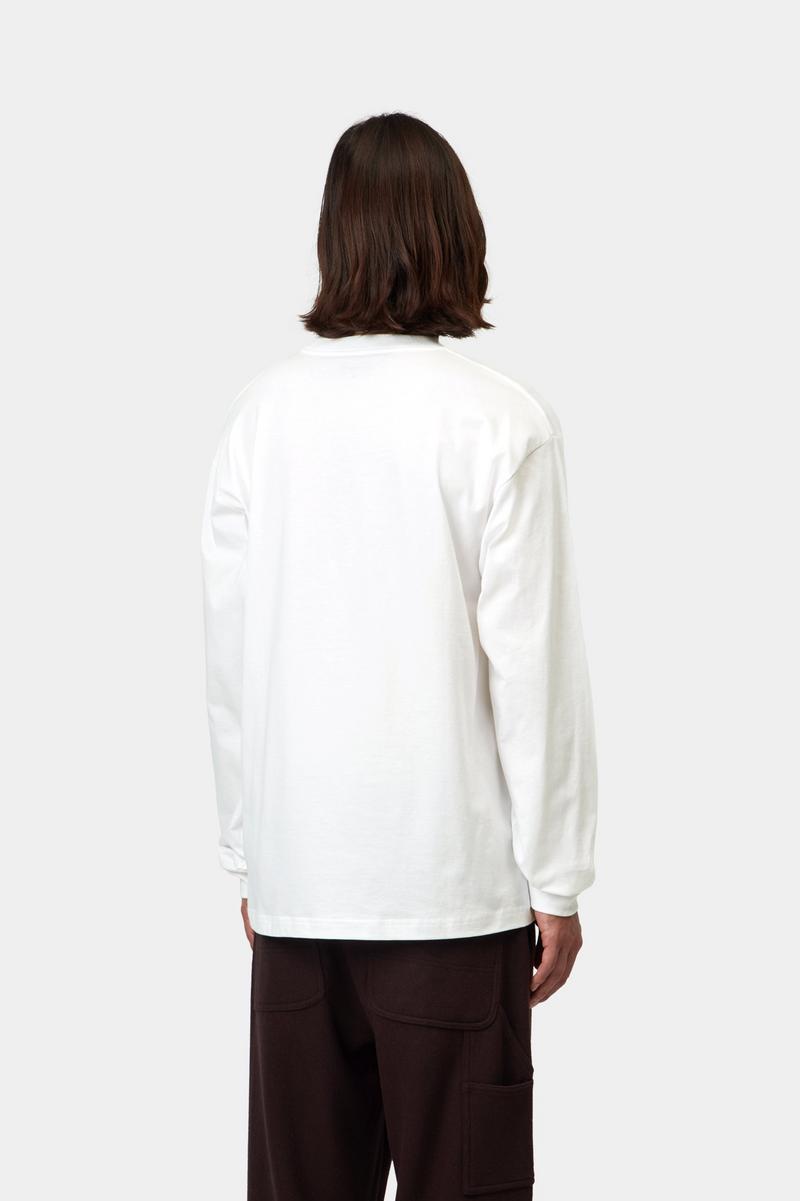 Carhartt L/S Blinkerfluid T-Shirt - White